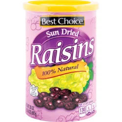Best Choice Raisins Canister