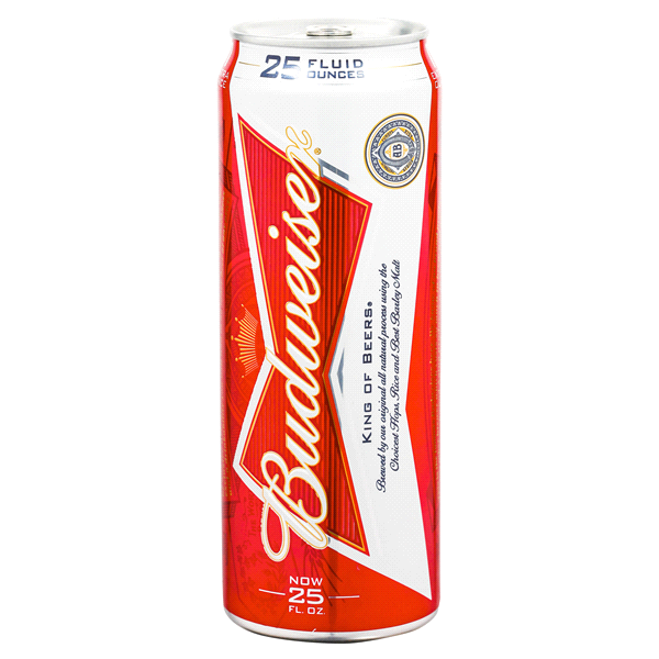 slide 1 of 1, Budweiser 24Oz Can, 24 oz