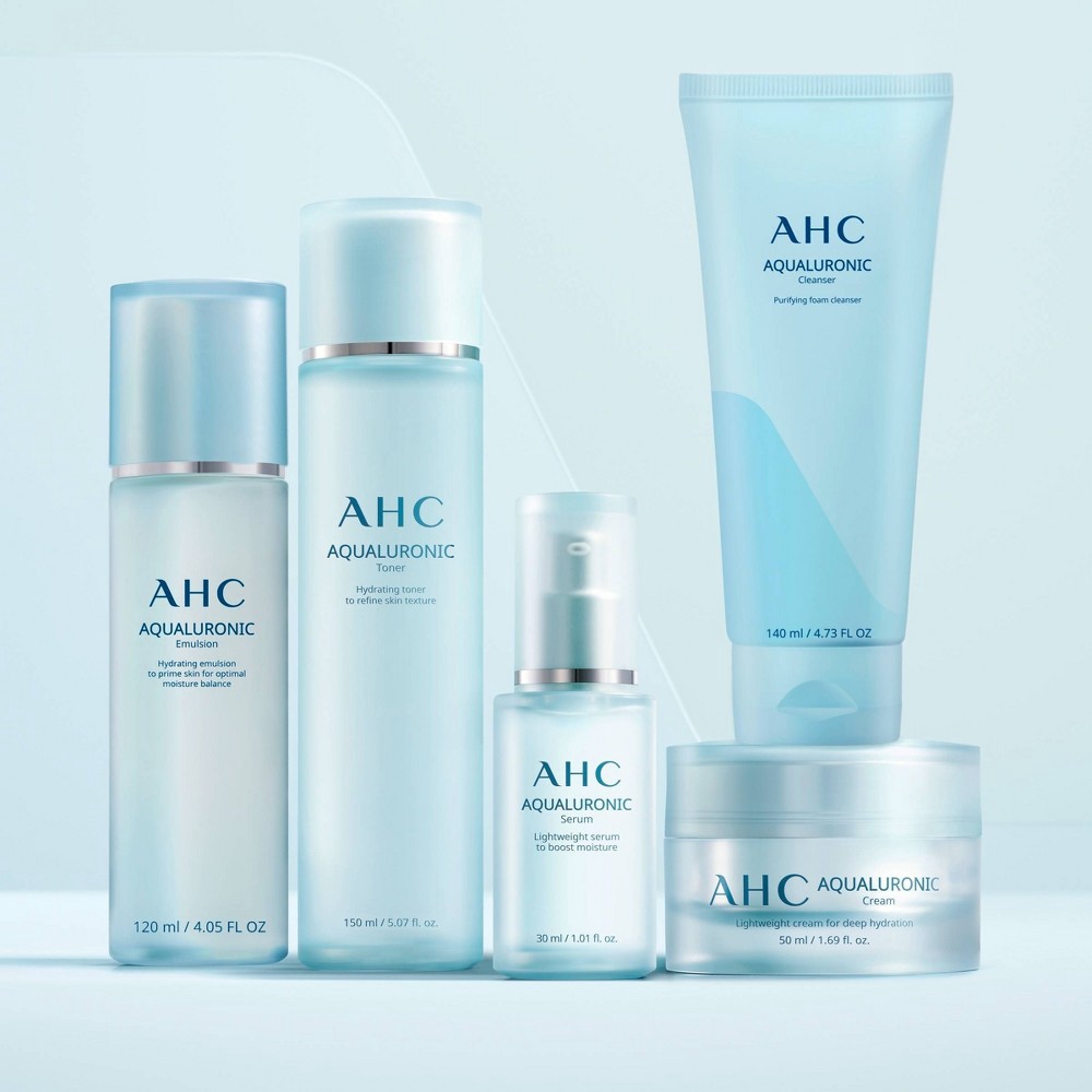 slide 5 of 5, Ahc Aqualuronic Lightweight Face Cream For Dehydrated Skin With Triple Hyaluronic Acid, 1.69 Oz, 1.69 oz
