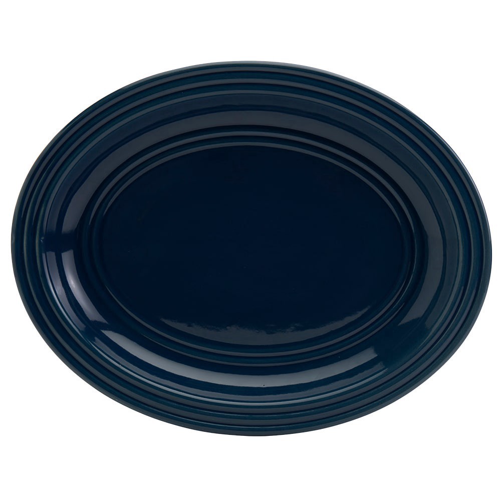 slide 2 of 2, Dash Of That Grace Oval Serving Platter - Ink, 1 ct