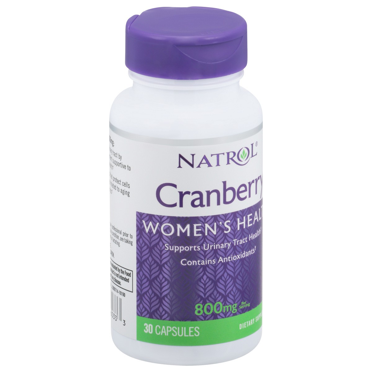 slide 2 of 14, Natrol, Cranberry Capsules, Dietary Supplement, Supports Urinary Tract Health, Contains Antioxidants, 430 mg, 30 Count, 1 ct