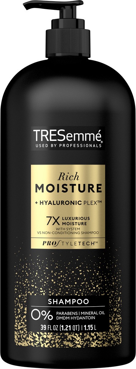 slide 2 of 9, TRESemmé Moisture Rich Pump Shampoo, 39 oz