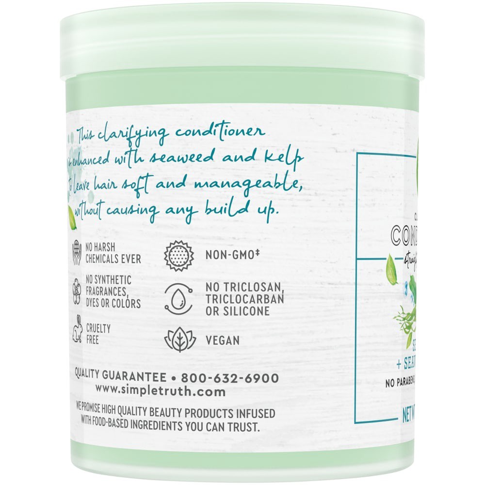 slide 3 of 5, Simple Truth Beauty Crate Sea Salt Seaweed & Kelp Clarifying Conditioner, 7.2 oz