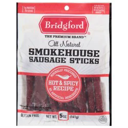 Bridgford Brdford Hot & Spicy Saus Sticks