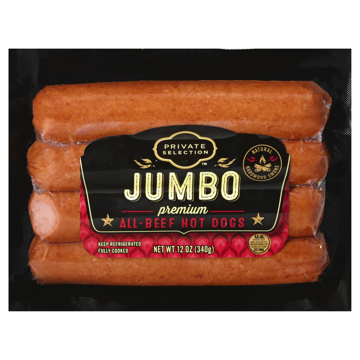 Private Selection Jumbo Premium All Beef Hot Dogs 4 Ct Shipt