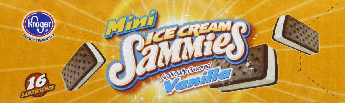 slide 3 of 6, Kroger Mini Vanilla Ice Cream Snowboard Sandwiches, 36.8 oz