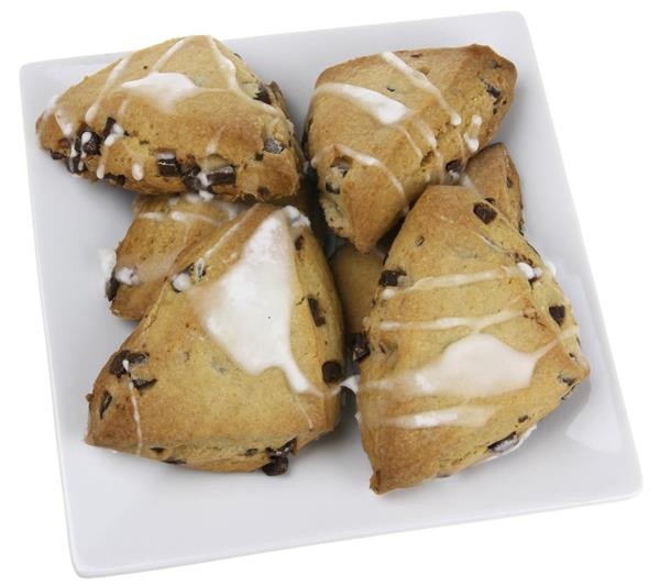 slide 1 of 1, Hy-Vee Chocolate Chunk Scones 6ct, 6 ct; 1.6 oz