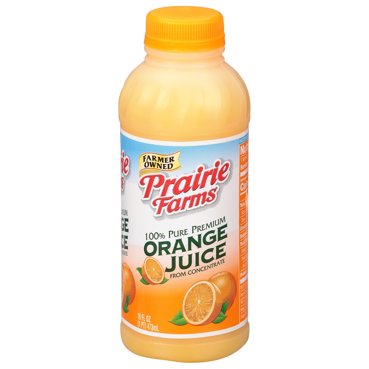 slide 1 of 11, Prairie Farms Orange Juice - 16 fl oz, 16 fl oz