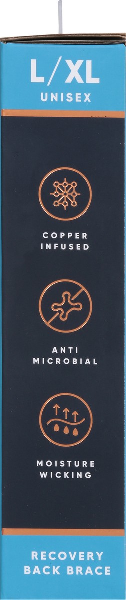 slide 6 of 11, Copper Compression Unisex Recovery Back L/XL 1 ea, 1 ct