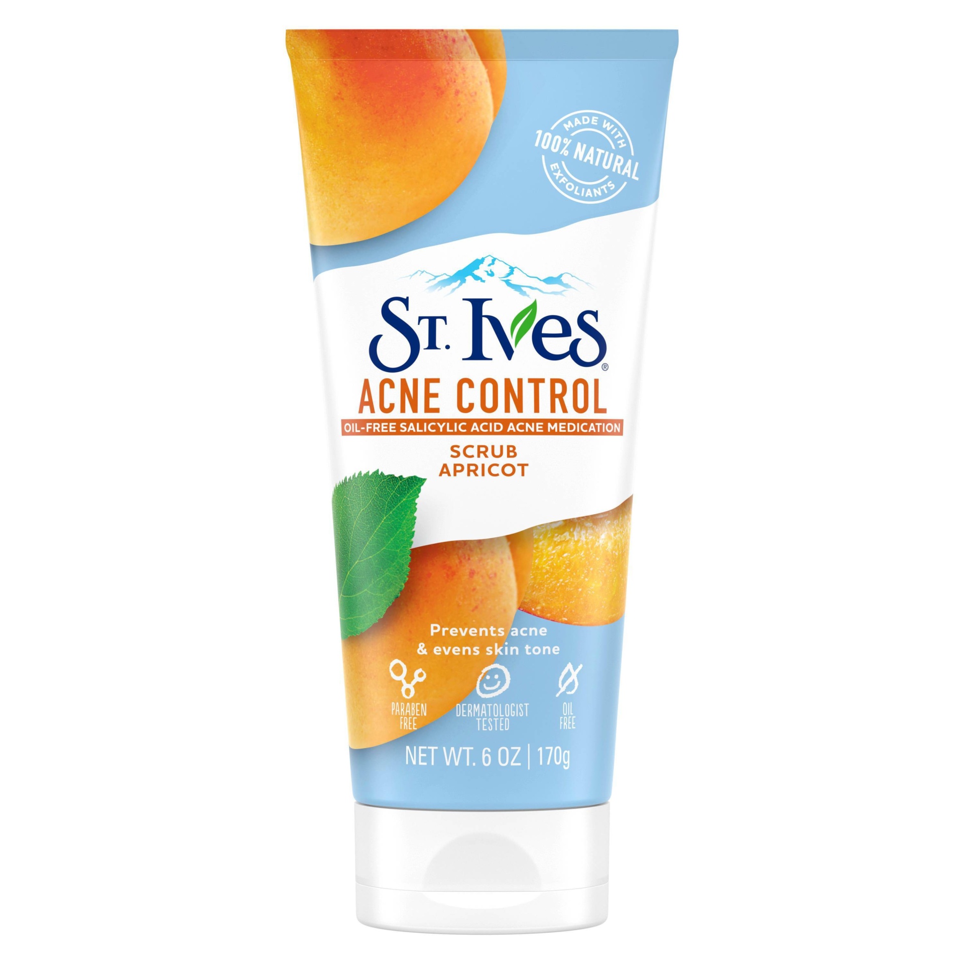 slide 1 of 2, St. Ives Blemish Control Face Scrub Apricot, 6 oz