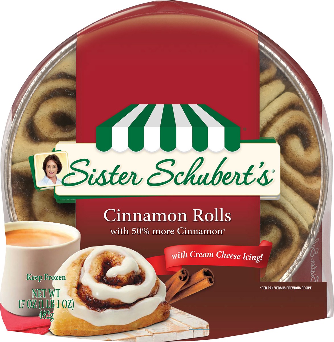 slide 6 of 9, Sister Schubert's Cinnamon Rolls, 17 oz