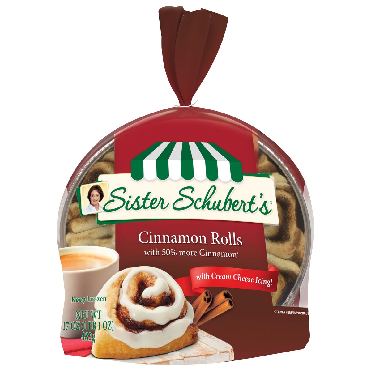 slide 1 of 9, Sister Schubert's Cinnamon Rolls, 17 oz