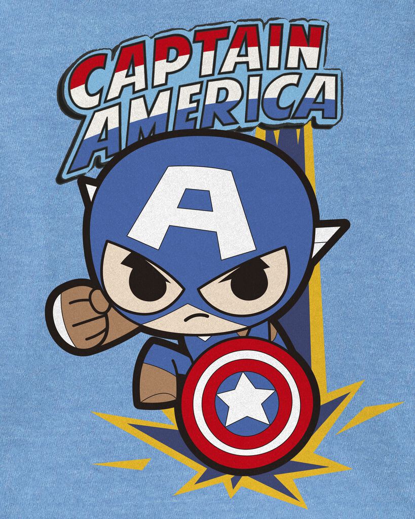 slide 2 of 2, Carter's Toddler Captain America Tee Multi 5T, 1 ct