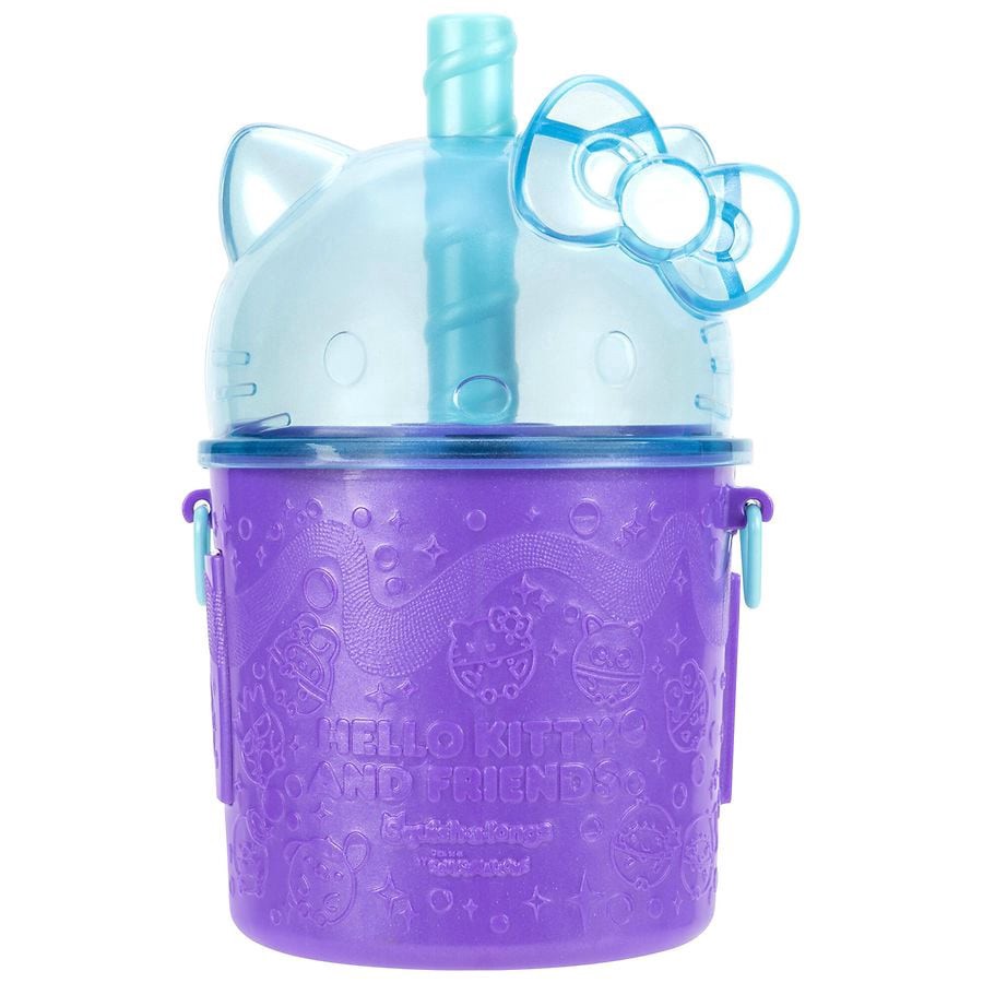 slide 2 of 3, Squishmallows Squish-a-longs Hello Kitty and Friends Hello Kitty Boba Playset, 1 ct