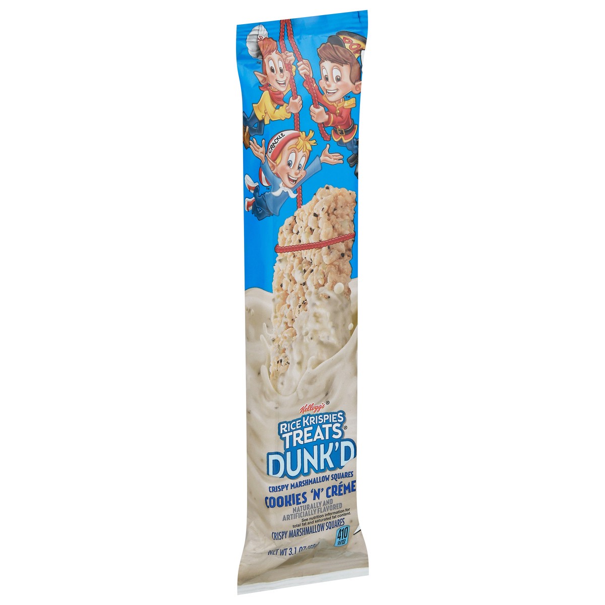 slide 6 of 11, Rice Krispies Treats Dunk'd Marshmallow Snack Bars, Kids Snacks, School Lunch, Cookies 'n' Creme, 3.1oz Bar, 1 Bar, 3.1 oz