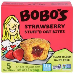 Bobo's Stuff'd Strawberry Oat Bites 5 - 1.3 oz Bites