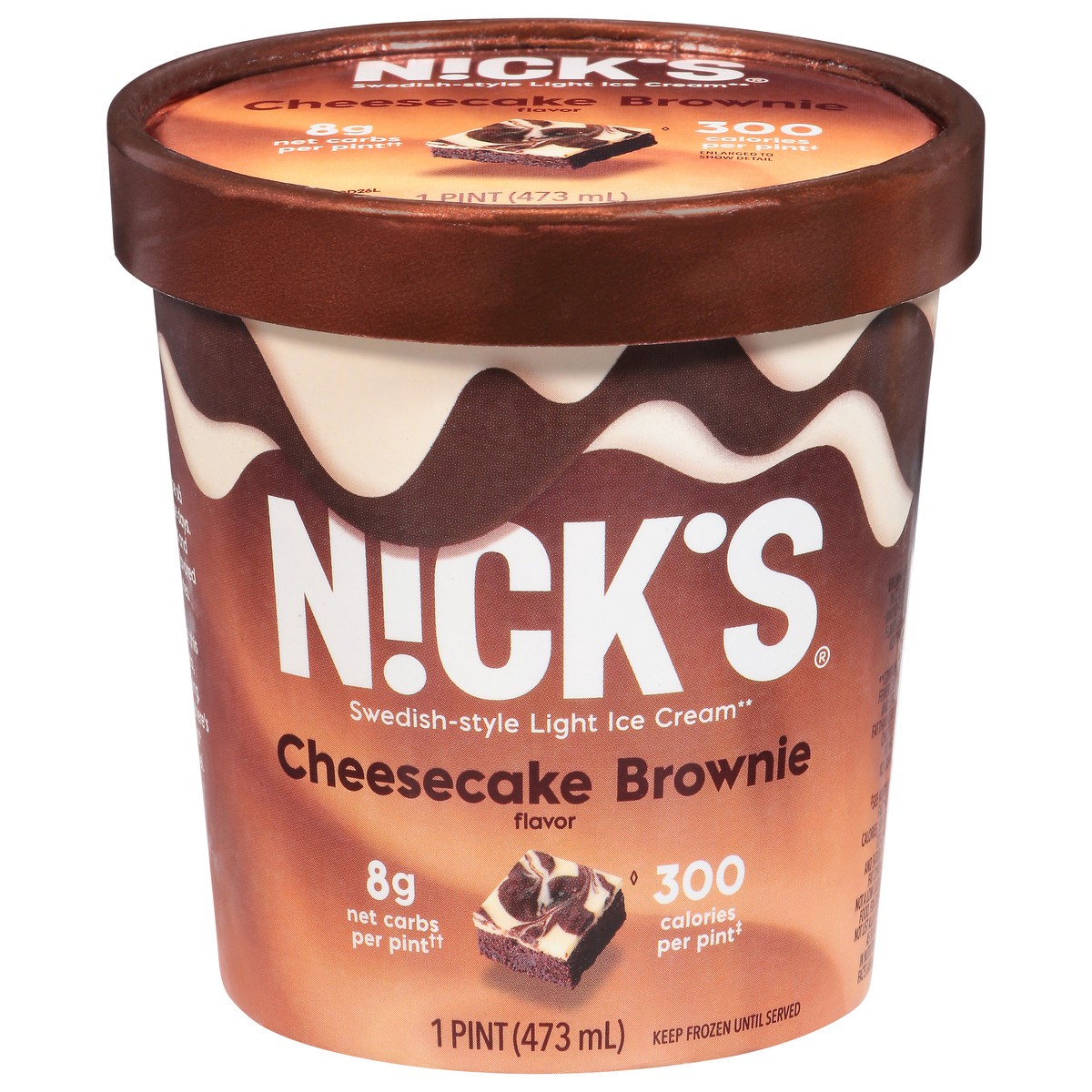 slide 13 of 14, Nick's Cheesecake Brownie, 1 pt