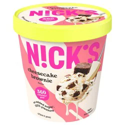Nick's Cheesecake Brownie - 16 oz Pint