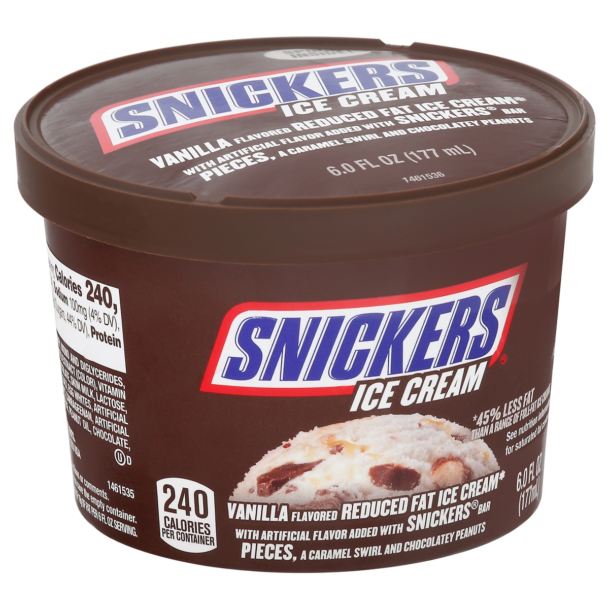 slide 2 of 11, Snickers Ice Cream Cup, 6 fl oz