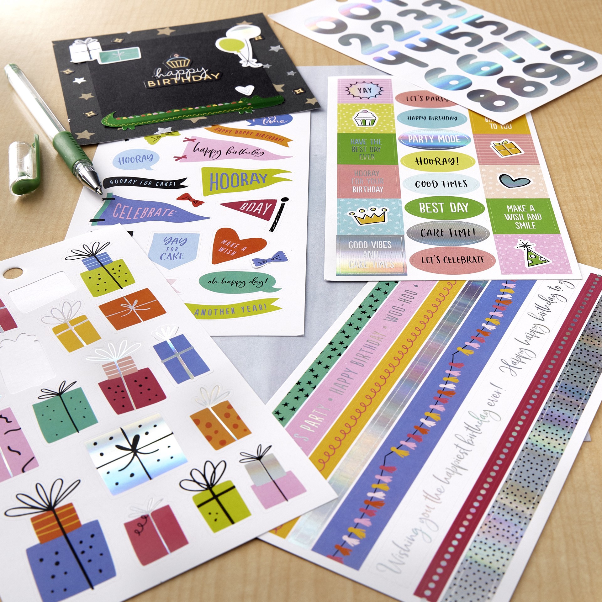 slide 2 of 3, Birthday Sticker Book By Recollections, 4 in x 7 in