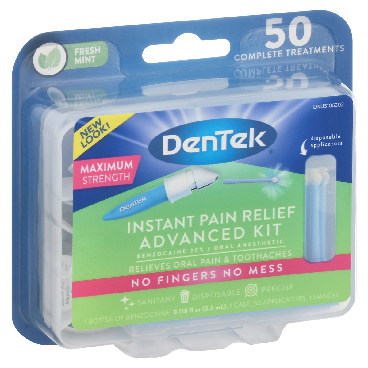 slide 3 of 13, DenTek Instant Pain Relief Advanced Kit 50 Treatments, 50 ct