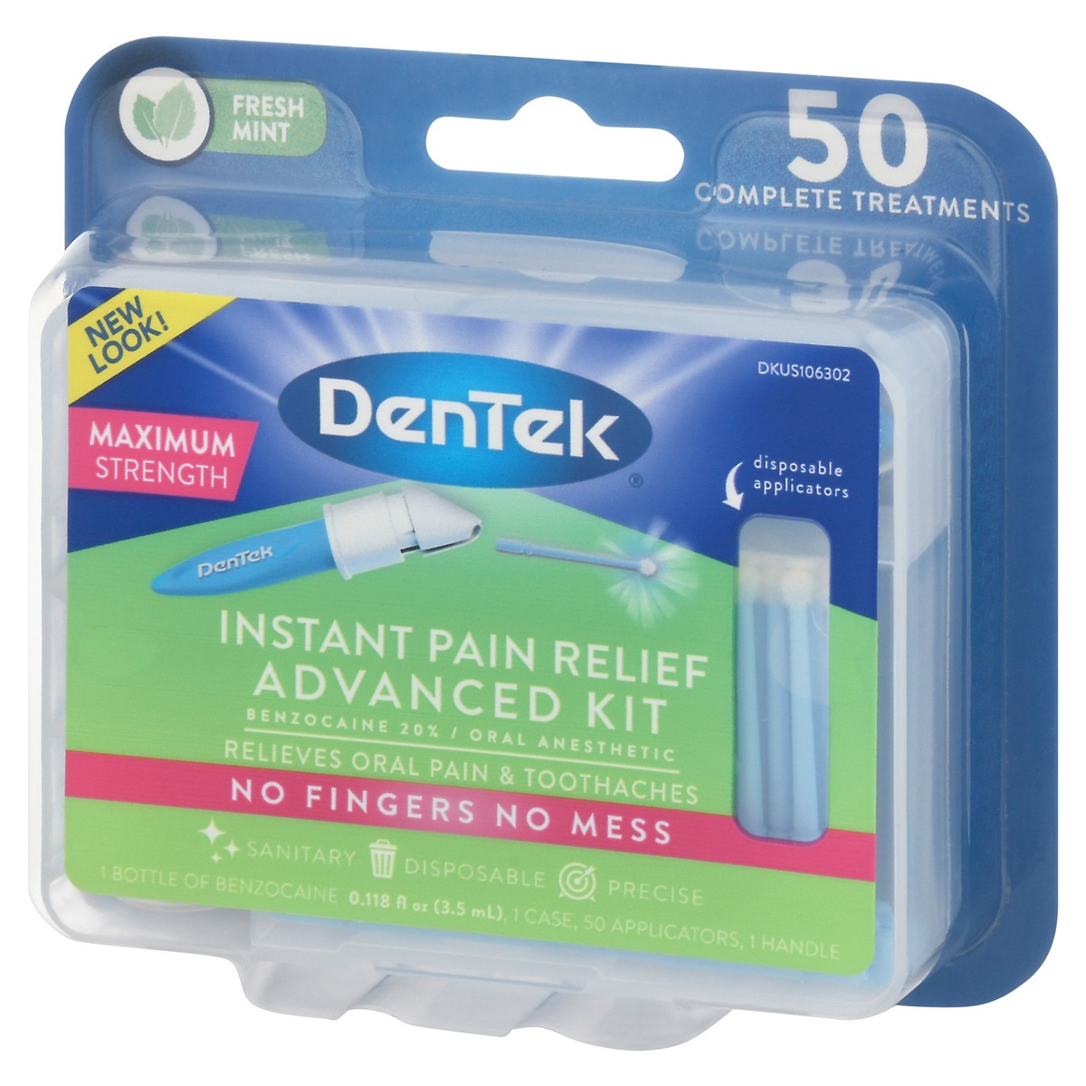 slide 6 of 13, DenTek Instant Pain Relief Advanced Kit 50 Treatments, 50 ct