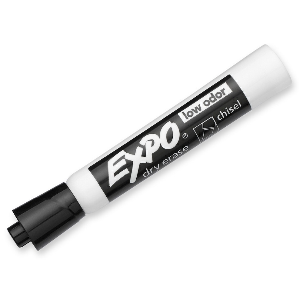 slide 97 of 112, Expo Low Odor Ink Dry Erase Markers - Black, 4 ct