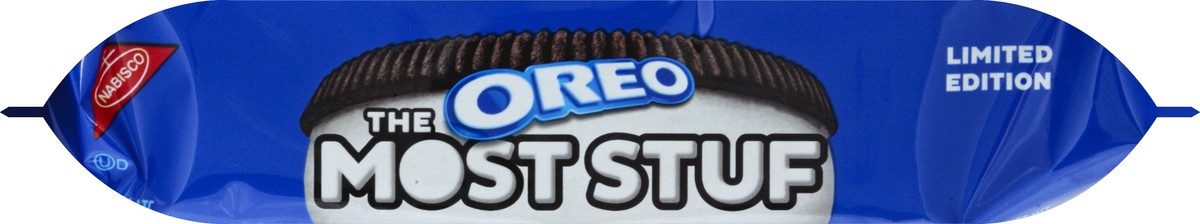 slide 3 of 6, OREO The Most Stuf Chocolate Sandwich Cookies, Limited Edition, 13.4 oz, 0.84 lb