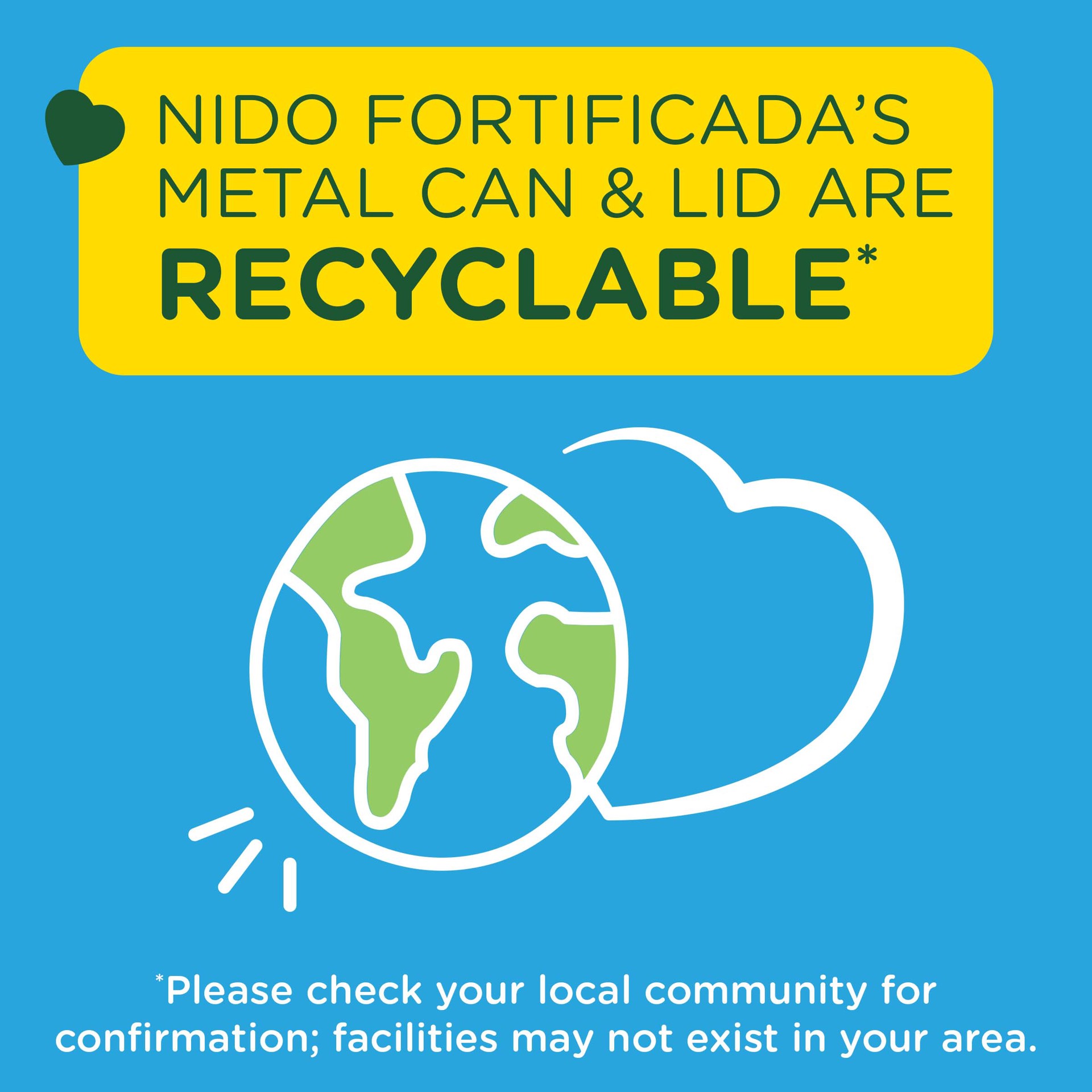 slide 7 of 7, NIDO Fortificada Powdered Drink Mix - Dry Whole Milk Powder with Vitamins and Minerals - 12.6 Oz Canister, 12.6 oz