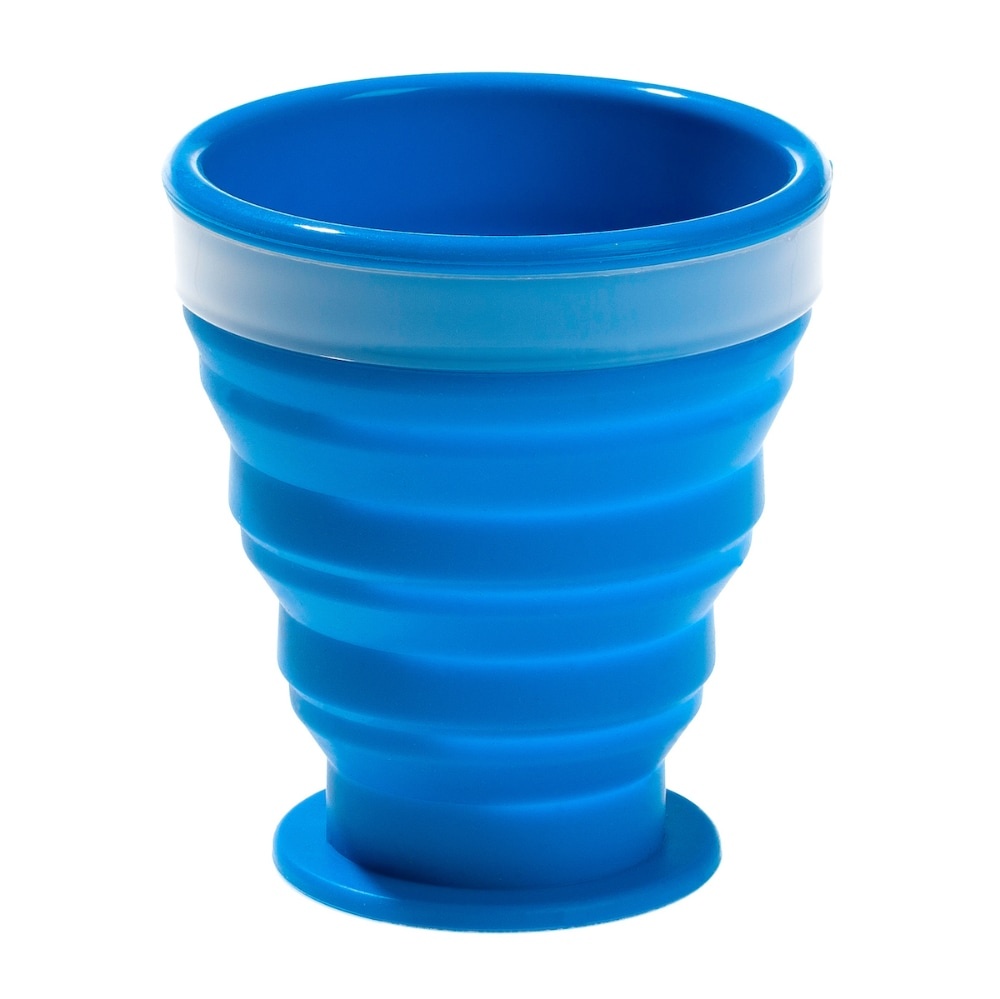 slide 1 of 1, Alpine Mountain Gear Collapsible Cup - Blue, 1 ct