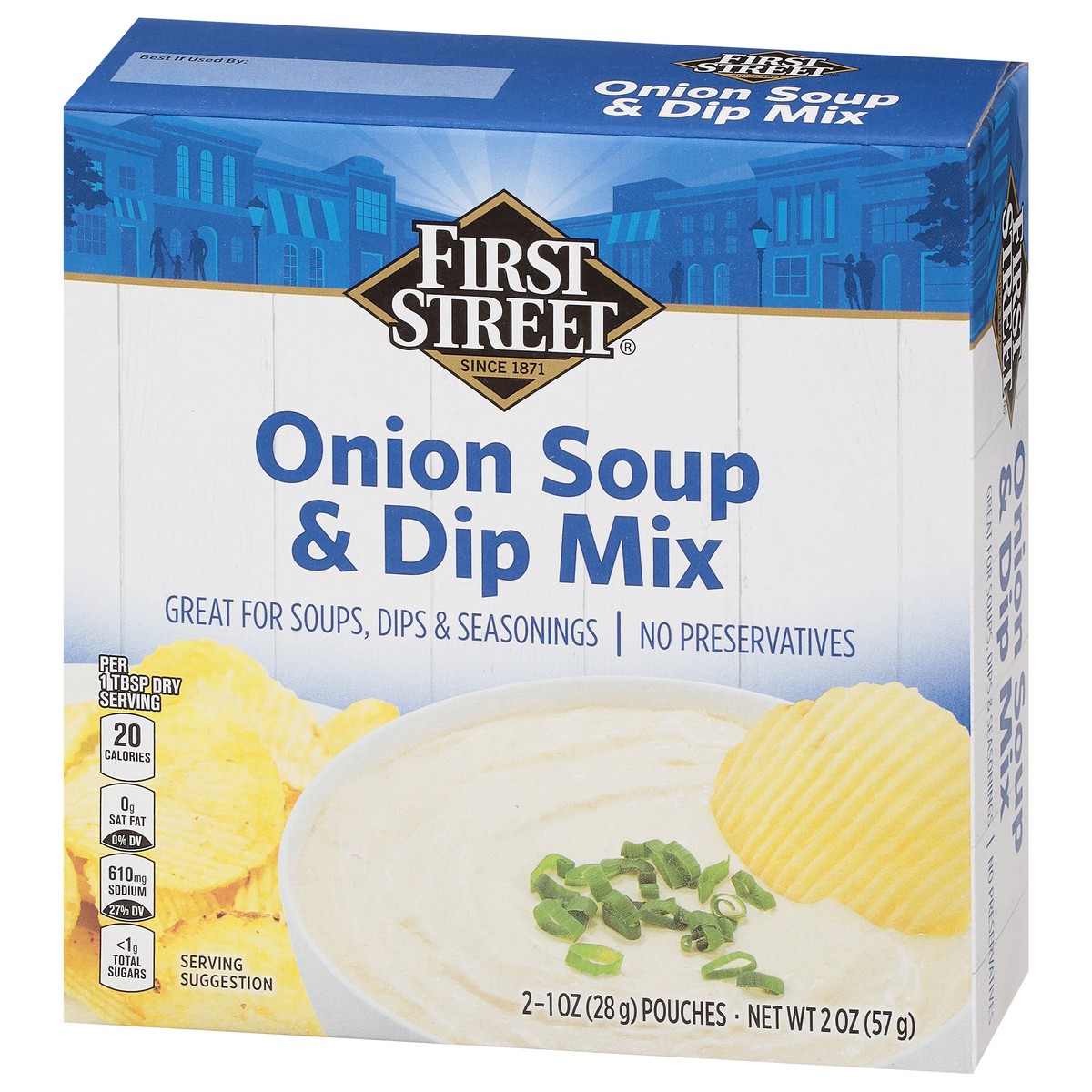 slide 2 of 4, First Street Onion Soup & Dip Mix, 2 ct