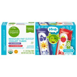 Simple Truth Organic Strawberry And Blueberry Yogurt Tubes