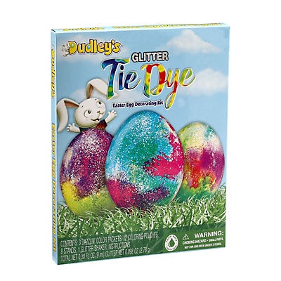 slide 1 of 1, Dudley's Glitter Tie Dye Easter EggDecorating Kit, 1 ct