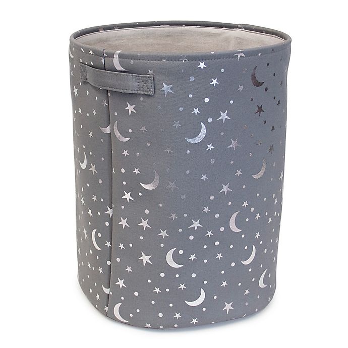 slide 1 of 2, Closet Complete Moon Star Round Hamper, 1 ct