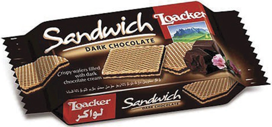 slide 1 of 1, Loacker Wafer Bar Dark Chocolate, 1.06 oz