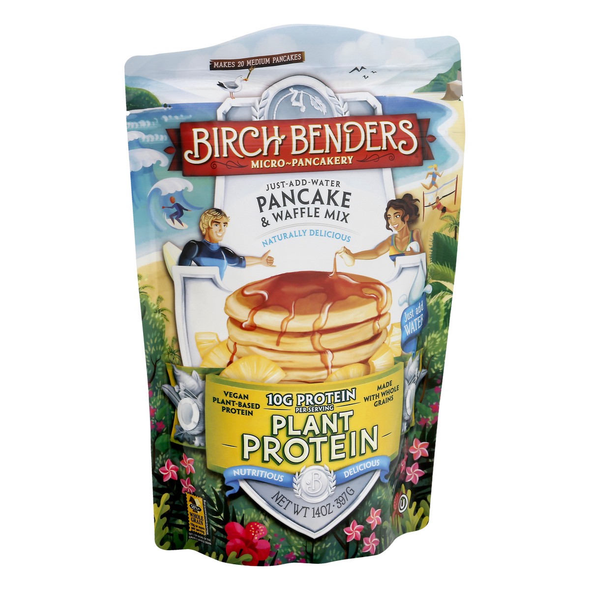 slide 2 of 12, Birch Benders Plant Protein Pancake & Waffle Mix 14 oz, 14 oz