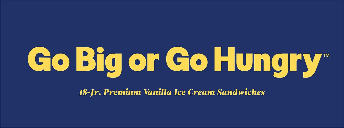 slide 7 of 7, Fat Boy Juniors Premium Vanilla Ice Cream Sandwiches 18 Ea, 18 ct; 2.75 fl oz
