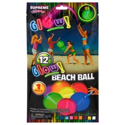 Supreme Glow Beach Ball 12 Inch