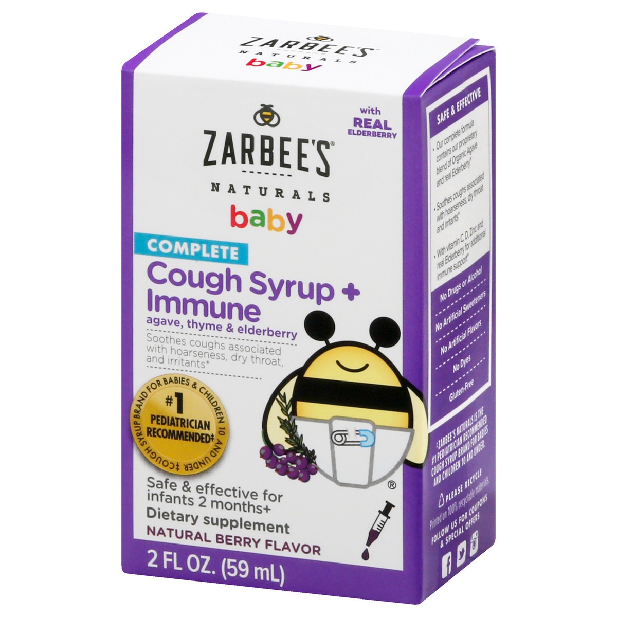 slide 2 of 9, Zarbee's Naturals Cough Syrup, 2 fl oz
