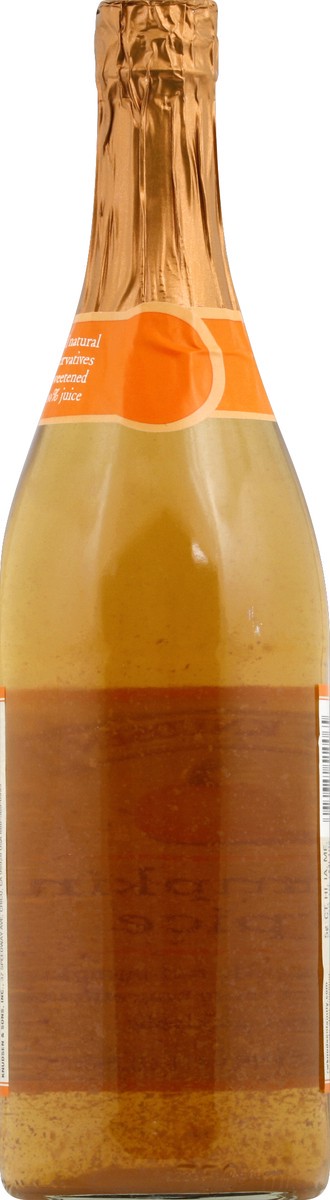 slide 2 of 7, R.W. Knudsen Family Sparkling Pumpkin Spice Juice Blend, 25.4 Ounces, Non-Alcoholic Juice Blend, 25.4 fl oz