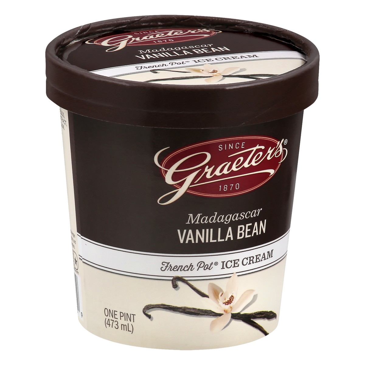 slide 6 of 9, Graeter's Madagascar Vanilla Bean Ice Cream, 19.2 oz