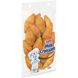 Bimbo Mini Cuernitos Plain Croissants, 11 oz, Mini Croissants, Bag