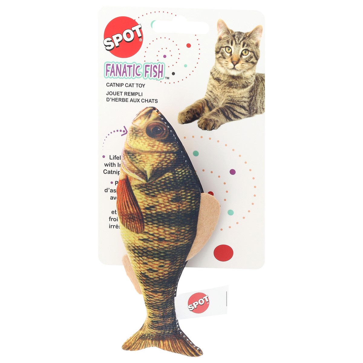 slide 9 of 12, SPOT Fanatic Fish Catnip Cat Toy 1 ea, 1 ct