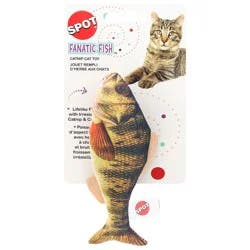 SPOT Fanatic Fish Catnip Cat Toy 1 ea