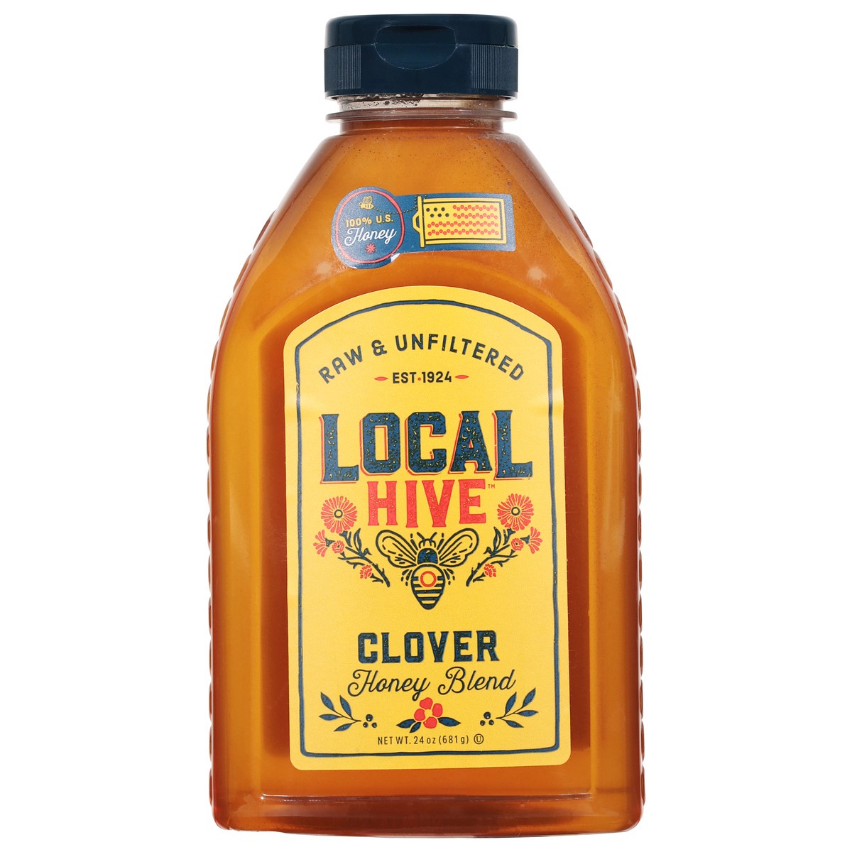 slide 1 of 9, Local Hive Honey Raw & Unfiltered Authentic Clover - 24 Oz, 24 oz