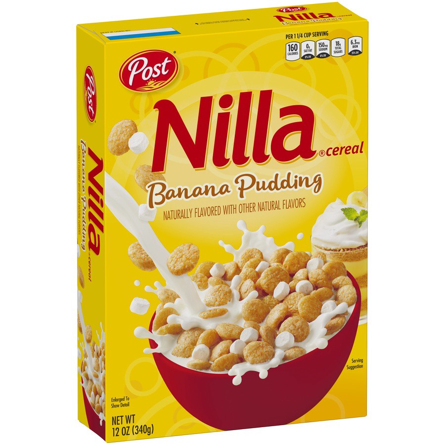 slide 8 of 8, Post Nilla Banana Pudding, 12 oz