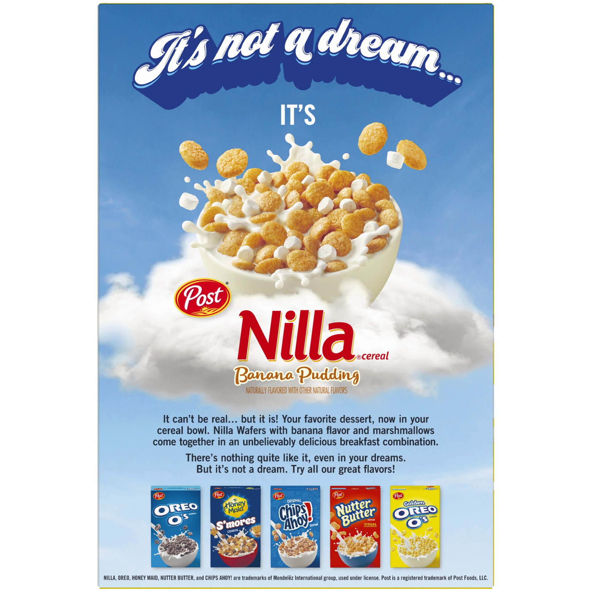 slide 5 of 8, Post Nilla Banana Pudding, 12 oz