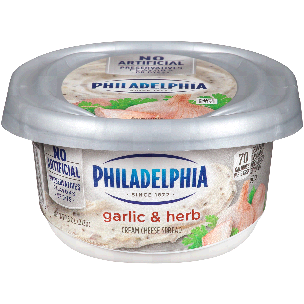 slide 1 of 8, Philadelphia Garlic And Herb Cream Cheese Spread, 7.5 oz