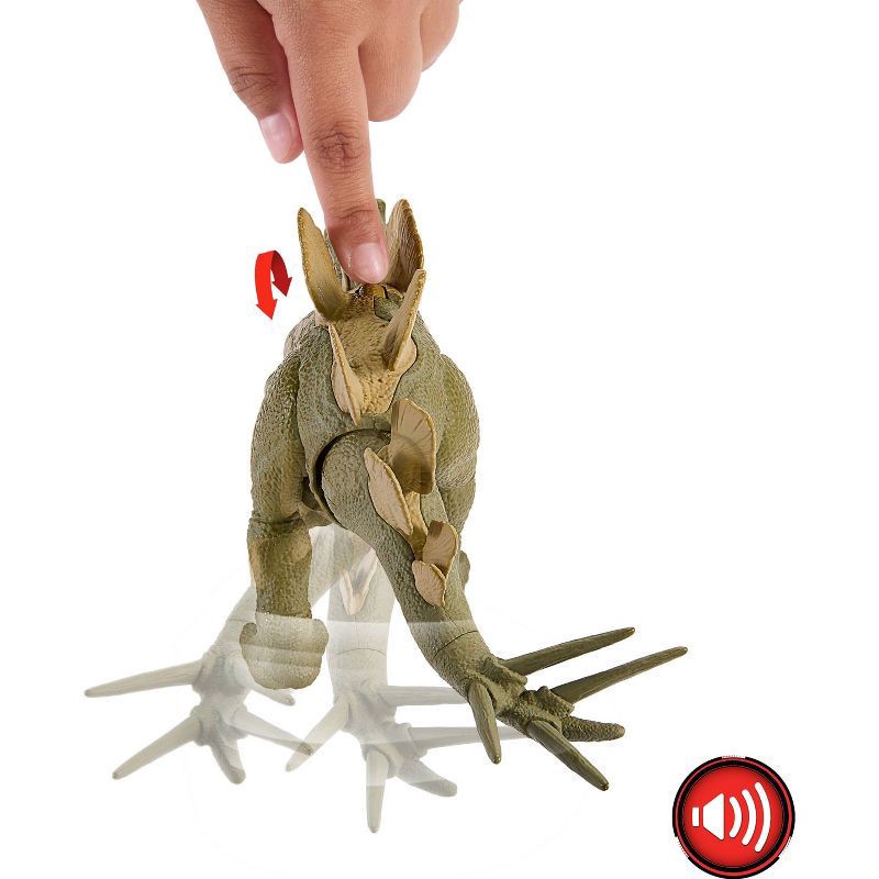 slide 4 of 6, Jurassic World Hesperosaurus Wild Roar Action Figure, 1 ct