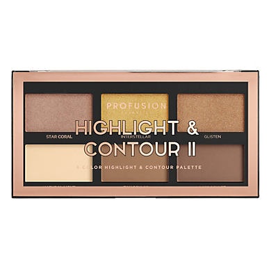 slide 1 of 1, Profusion Cosmetics Highlight & Contour Palette II, 1 ct